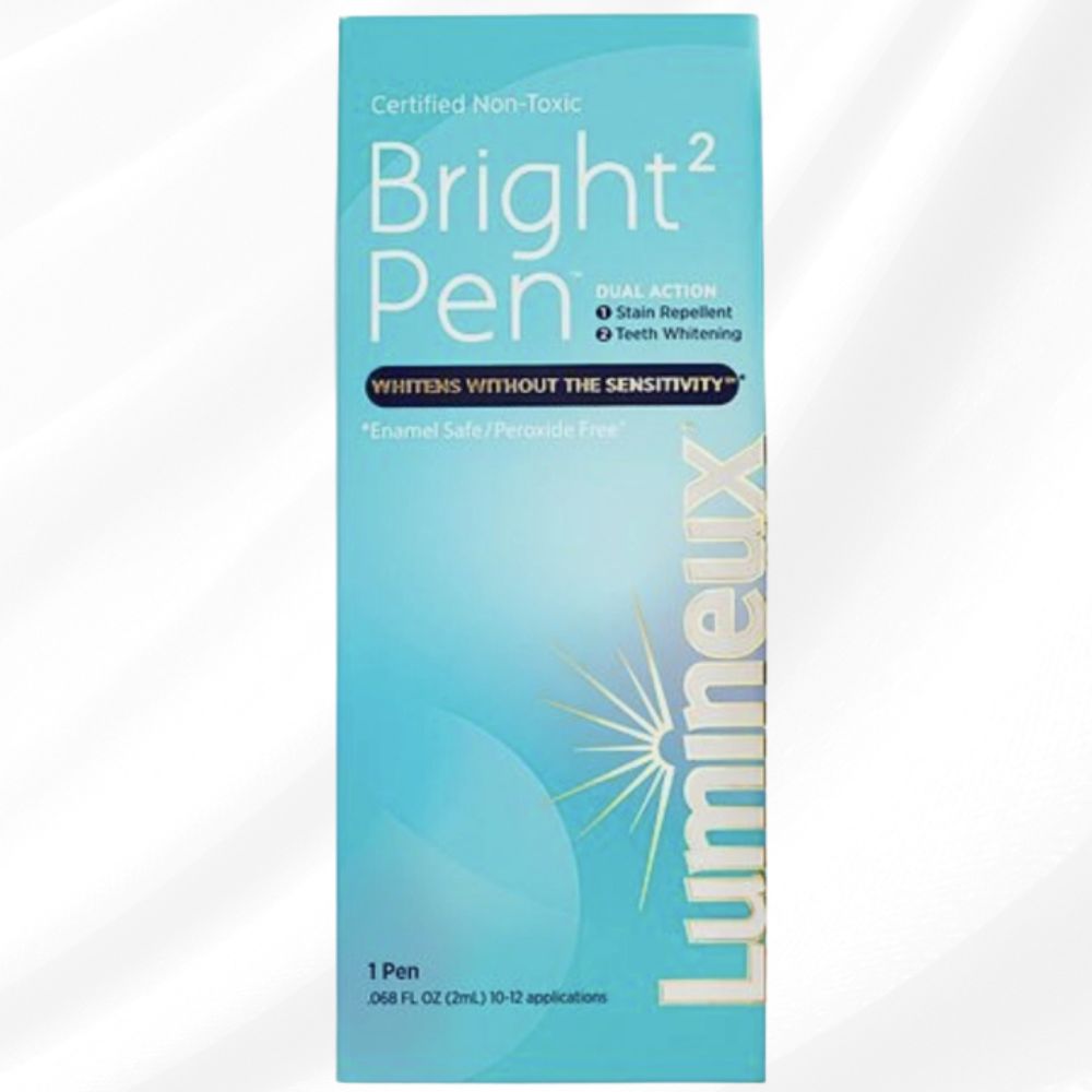 Lumineux Bright² Pen – Teeth Whitening & Dual Action Stain Repellant (1 Pen)