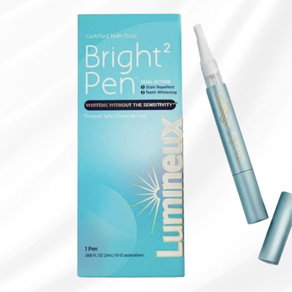 Lumineux Bright² Pen – Teeth Whitening & Dual Action Stain Repellant (1 Pen)