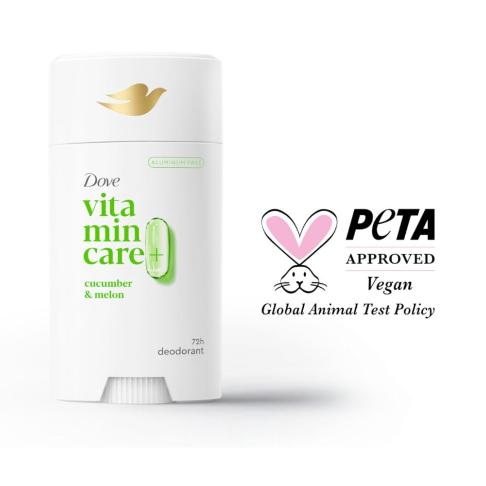 Dove Vitamincare+ Cucumber & Melon Deodorant Stick – 72H Protection
