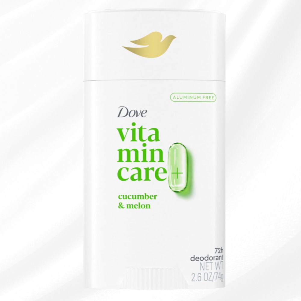 Dove Vitamincare+ Cucumber & Melon Deodorant Stick – 72H Protection