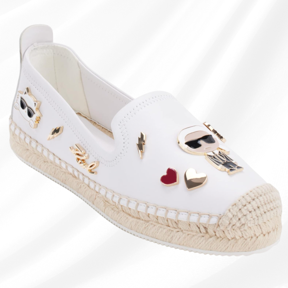 KARL LAGERFELD Women’s Michaela Slip-On Espadrille