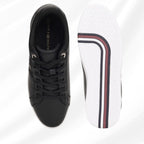 Tommy Hilfiger Women Signature Webbing Court Sneakers.