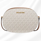 Michael Kors Jet Set Travel Medium Signature Logo Crossbody Bag