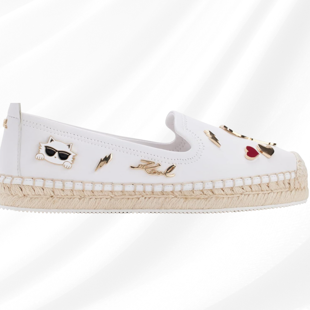 KARL LAGERFELD Women’s Michaela Slip-On Espadrille